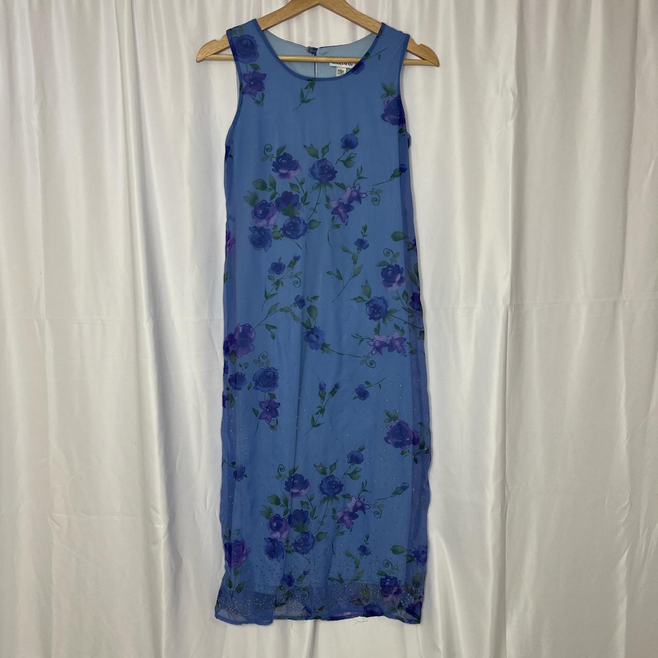 🦋Y2K Blue Dress🦋 💙Cute vintage Y2K 2000s Limited... - Depop