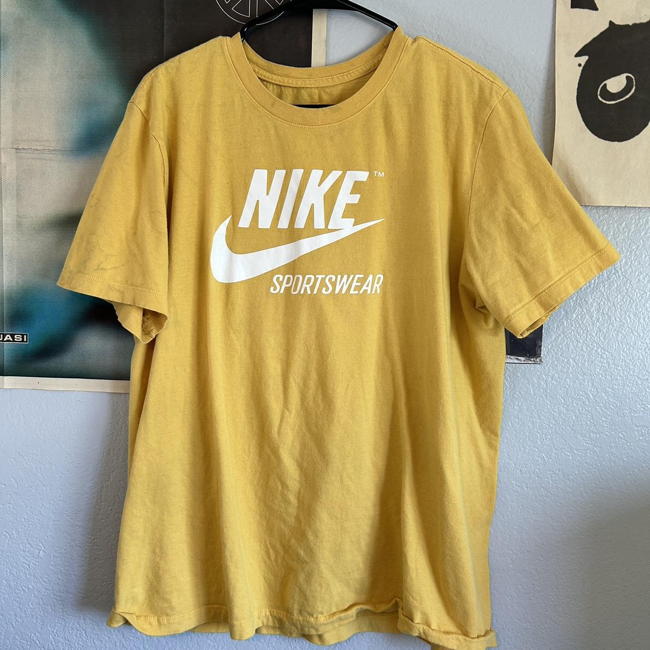 volt yellow nike shirt