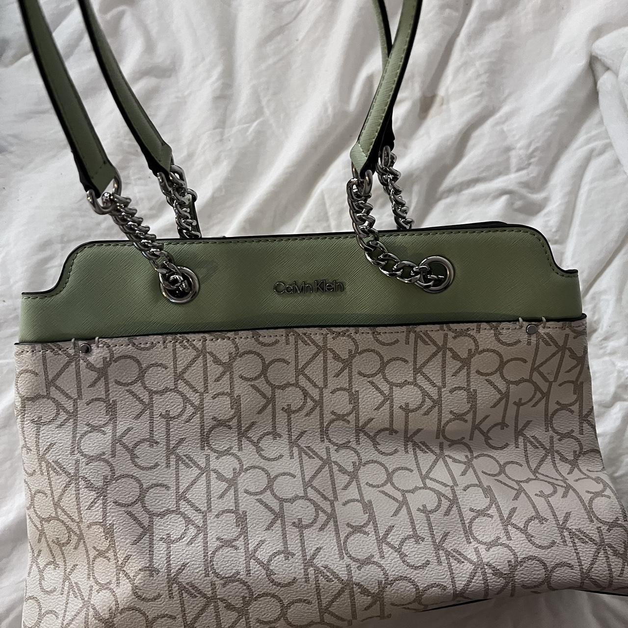 Calvin klein outlet beige purse