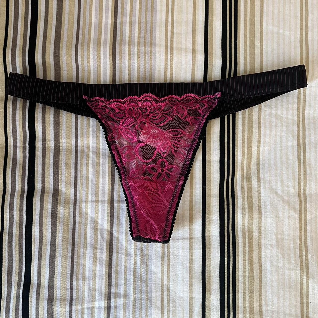 victoria's secret Heritage Ribbon Slot Thong with lace - Panties -  Victoria's Secret