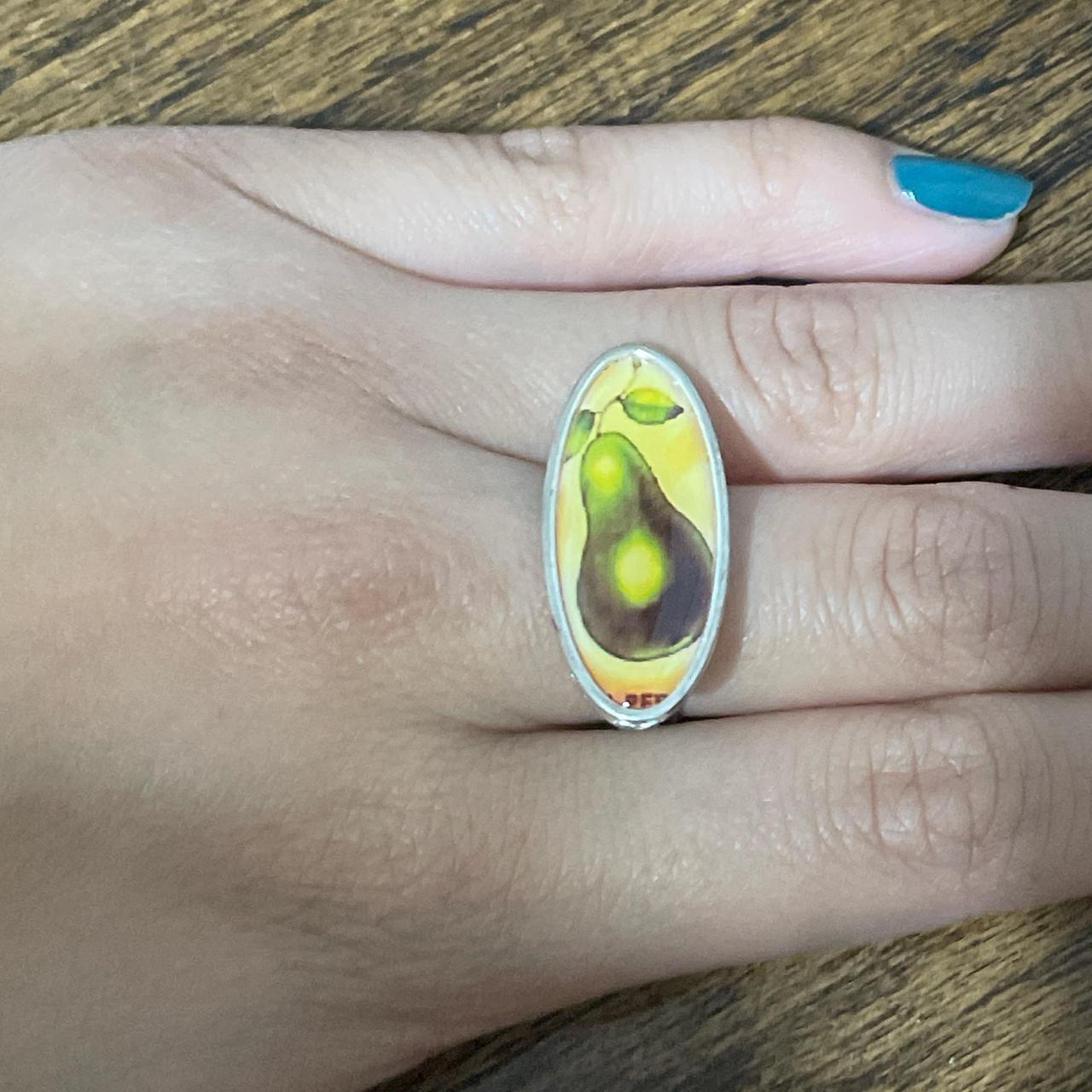 Women's Ring - Multi/Yellow – Silver pair ring wi… - image 2