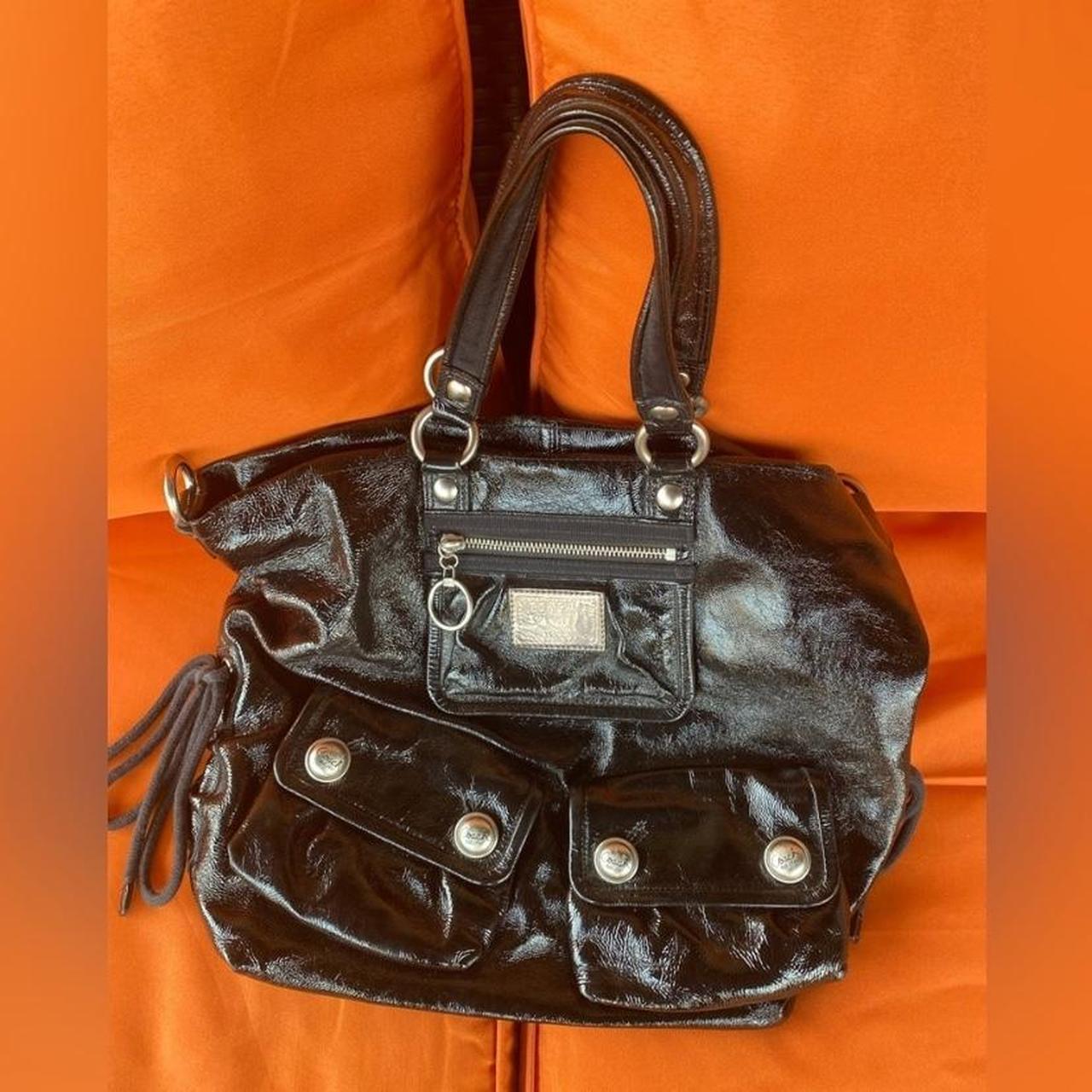 COACH Large Patent Leather newest Orange