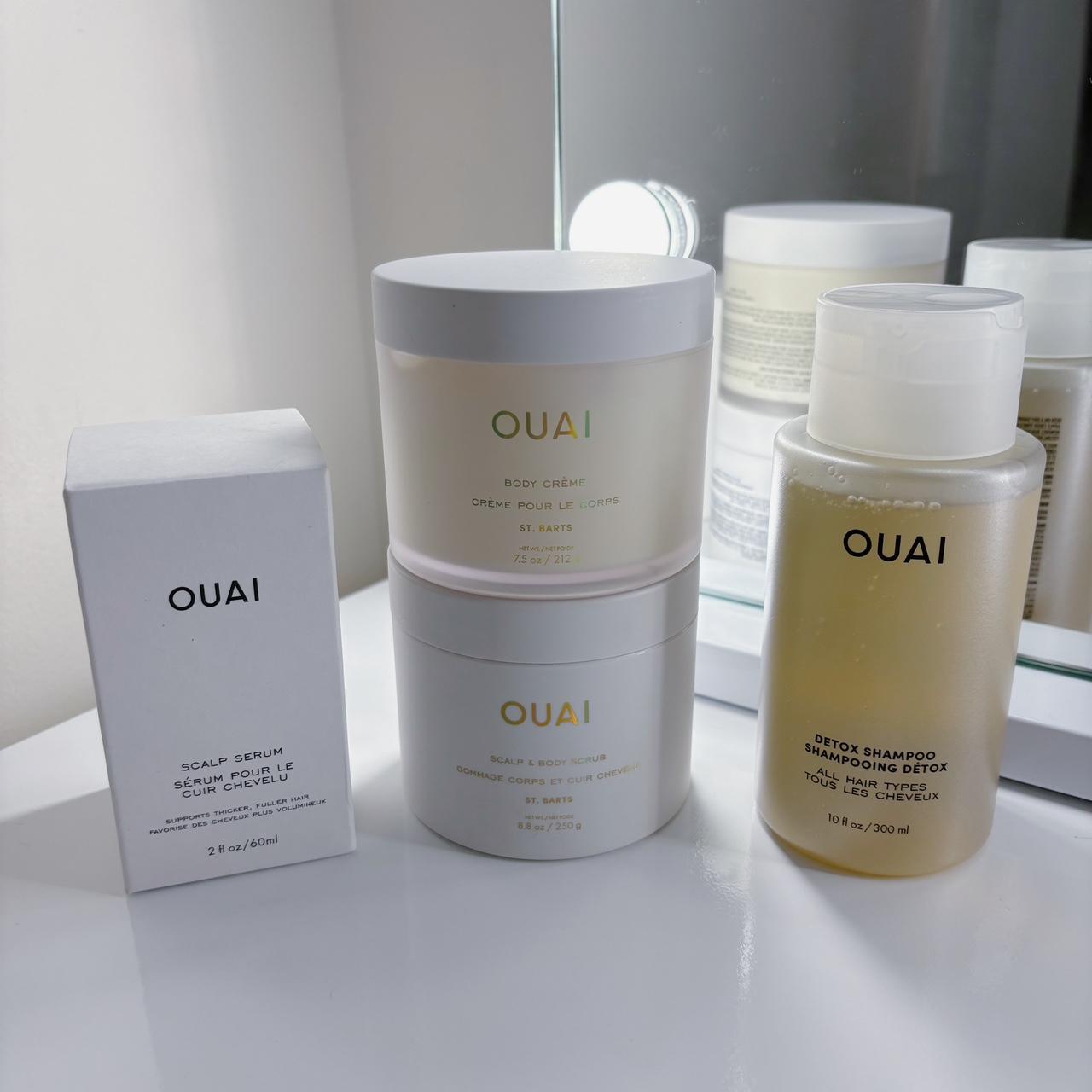 Ouai Set Including : Scalp Serum, Body Cream, Scalp... - Depop