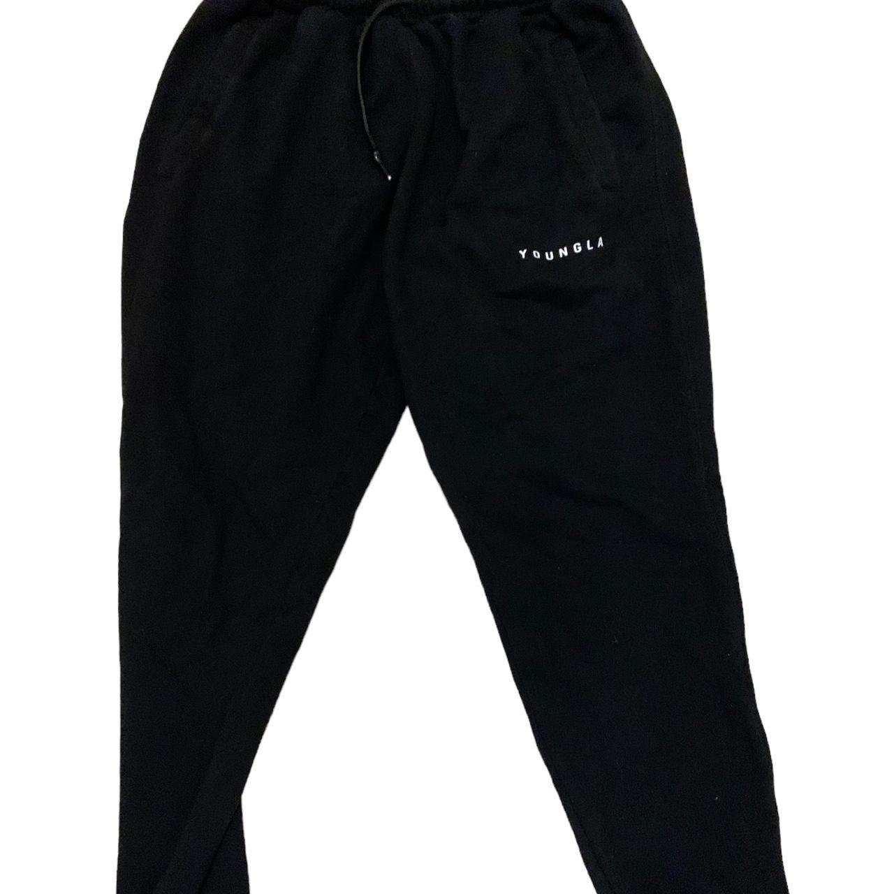 Young LA Sweatpants sz XL YLA sweatpants in grey - Depop