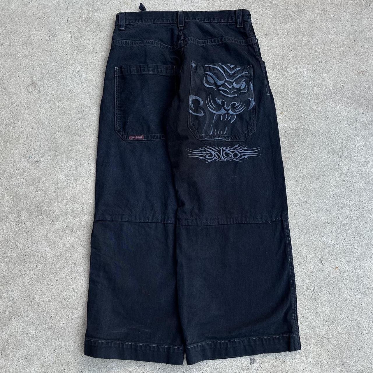 90s tiger tribal jnco Crazy grail pair with insane... - Depop