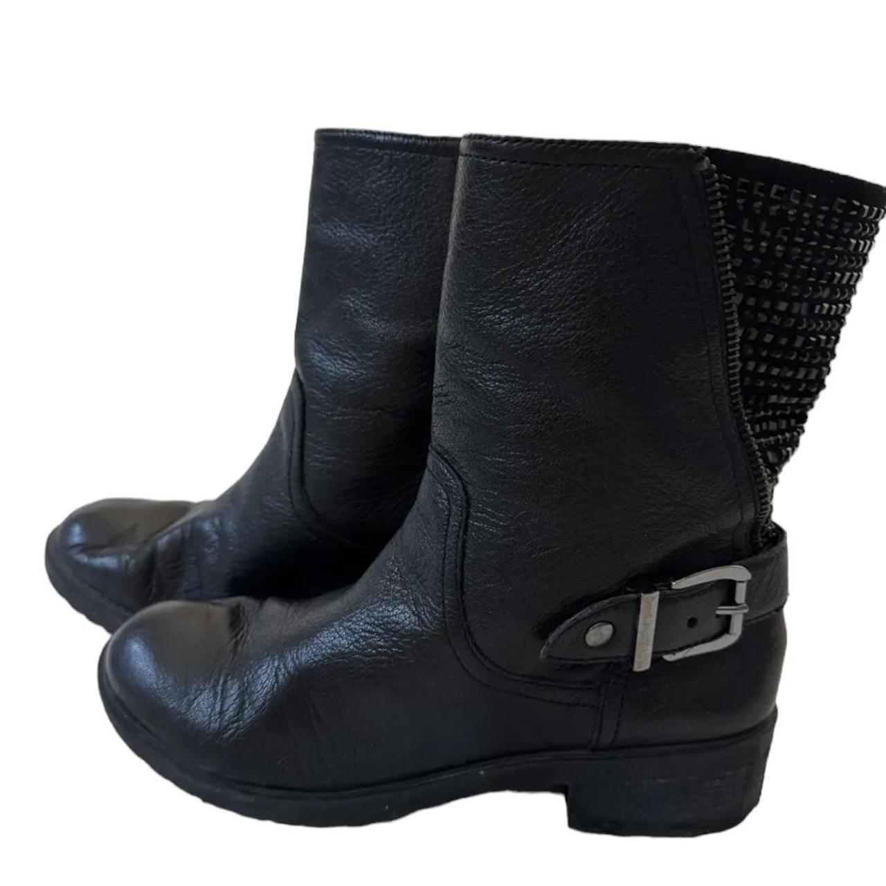 GIANI BERNINI Biker Boots w Bling sparkly black