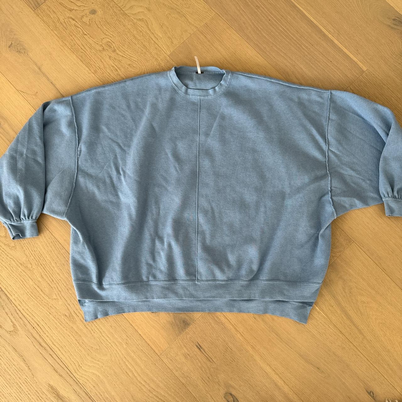 Free people oversized sweatshirt. Size small. - Depop