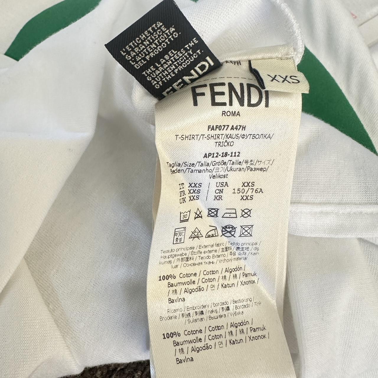 Fendi white T-Shirt - Depop