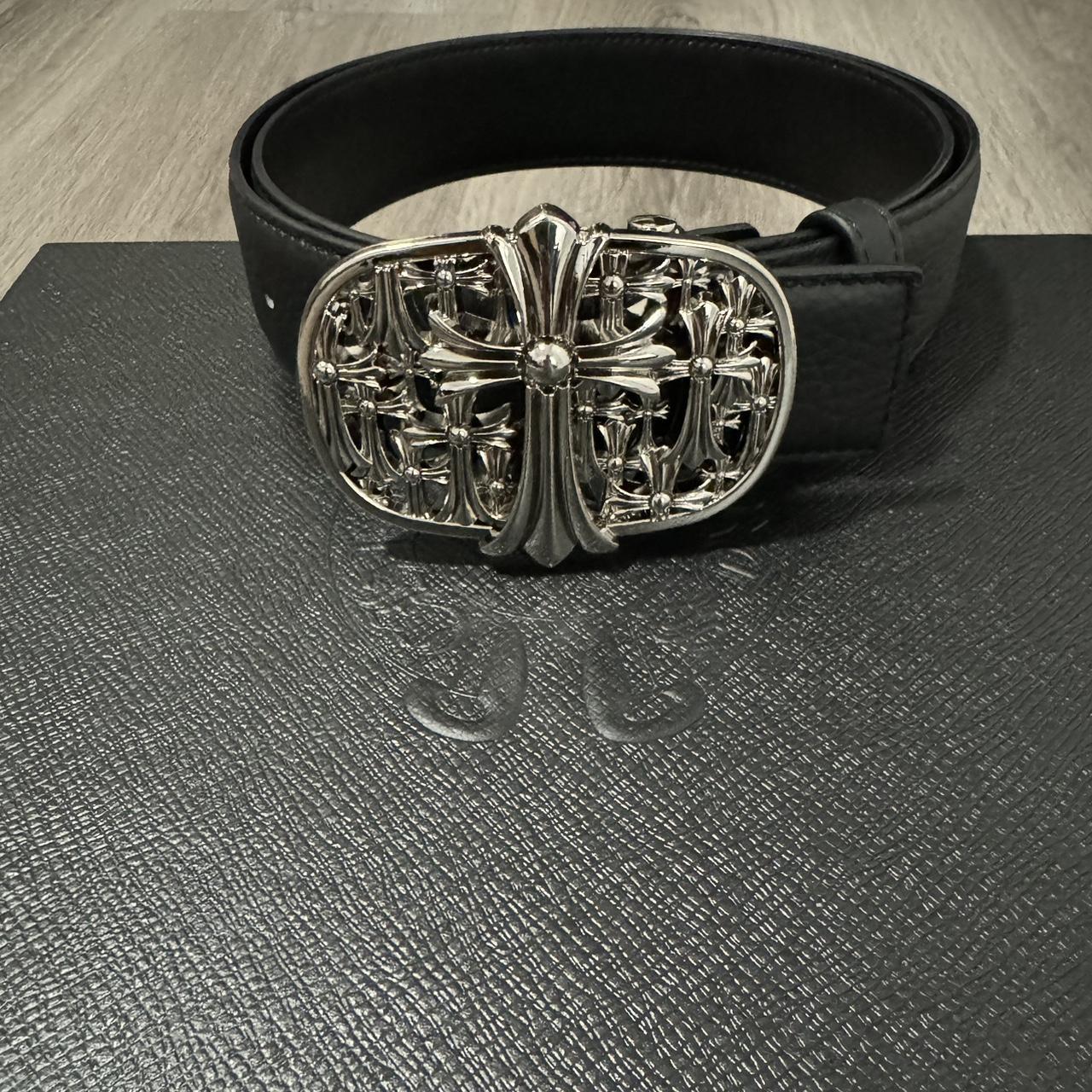 Chrome Hearts Belt Fits up to 34 waist Can punch... - Depop