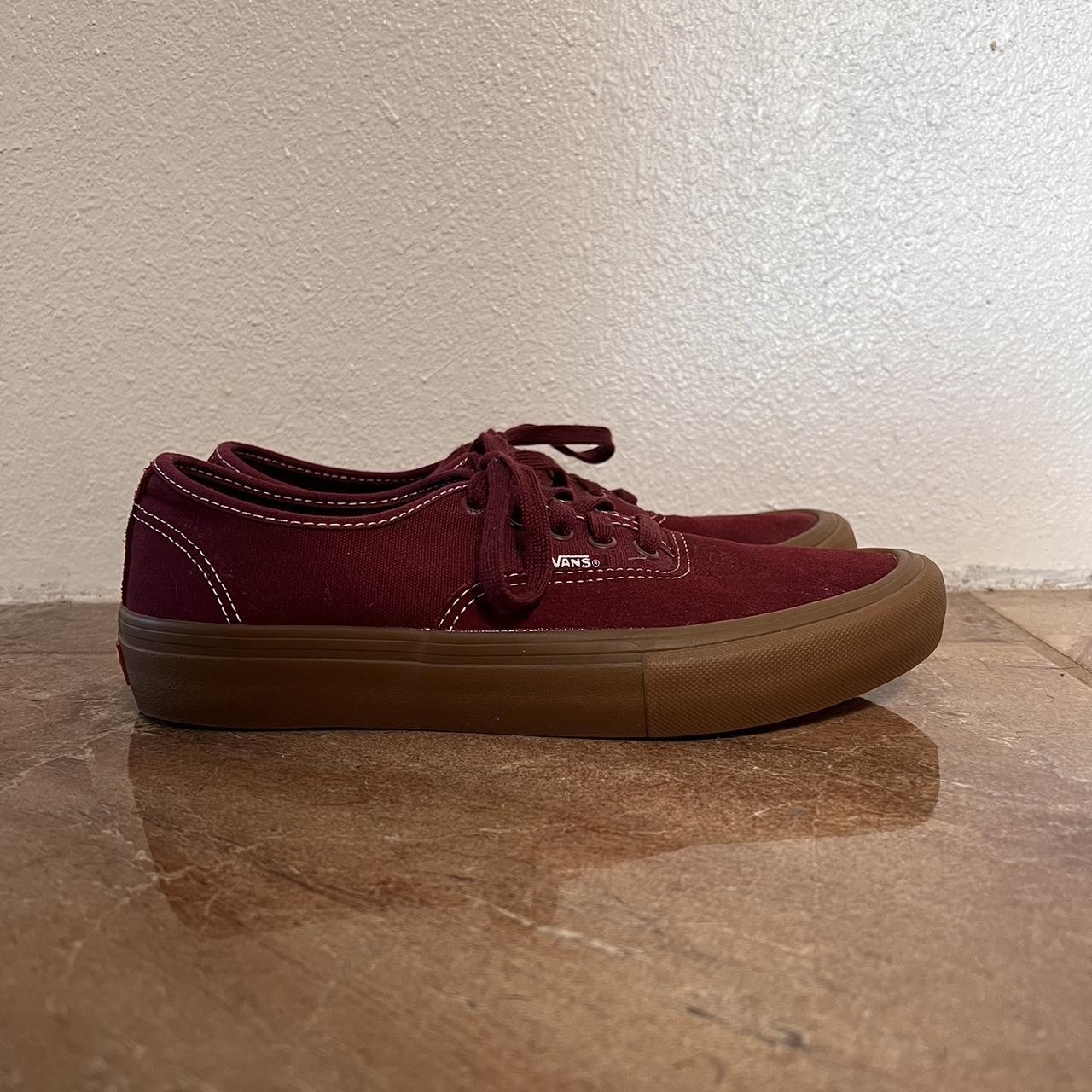 Burgundy vans near on sale me