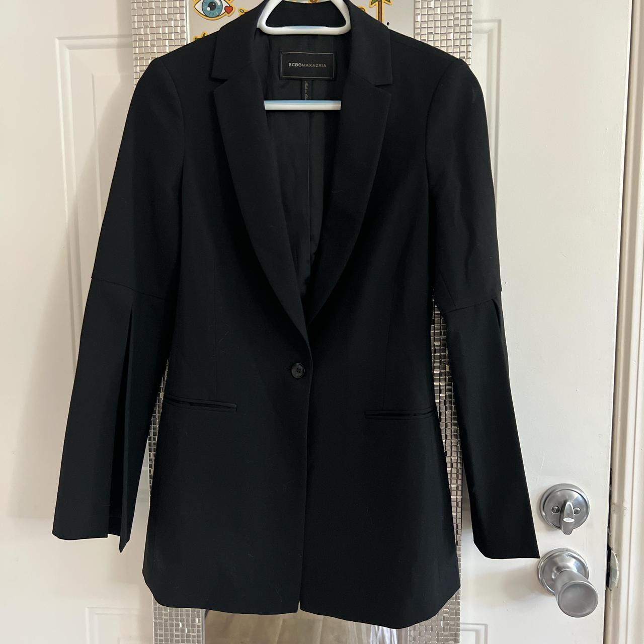 Bcbgmaxazria black blazer best sale