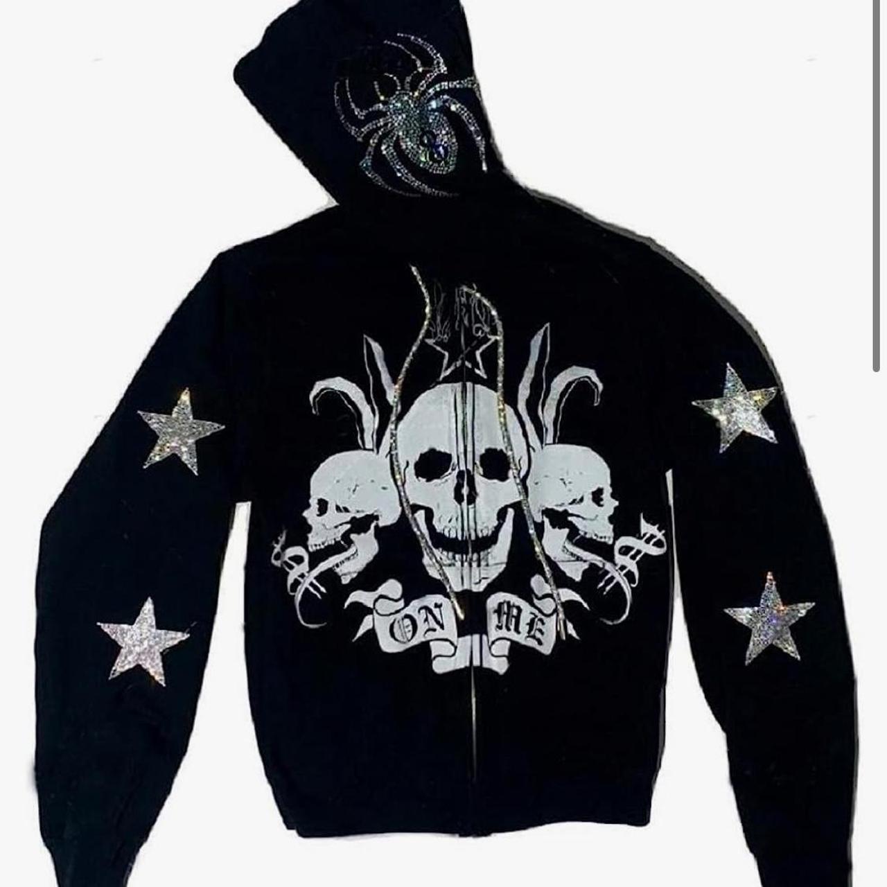 This Vintage Graphic Y2K Hoodie with zipper ,design | Depop
