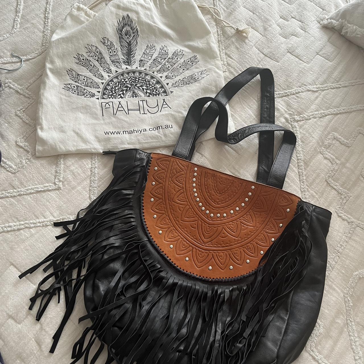 Boho bag mahiya brand new leather Depop