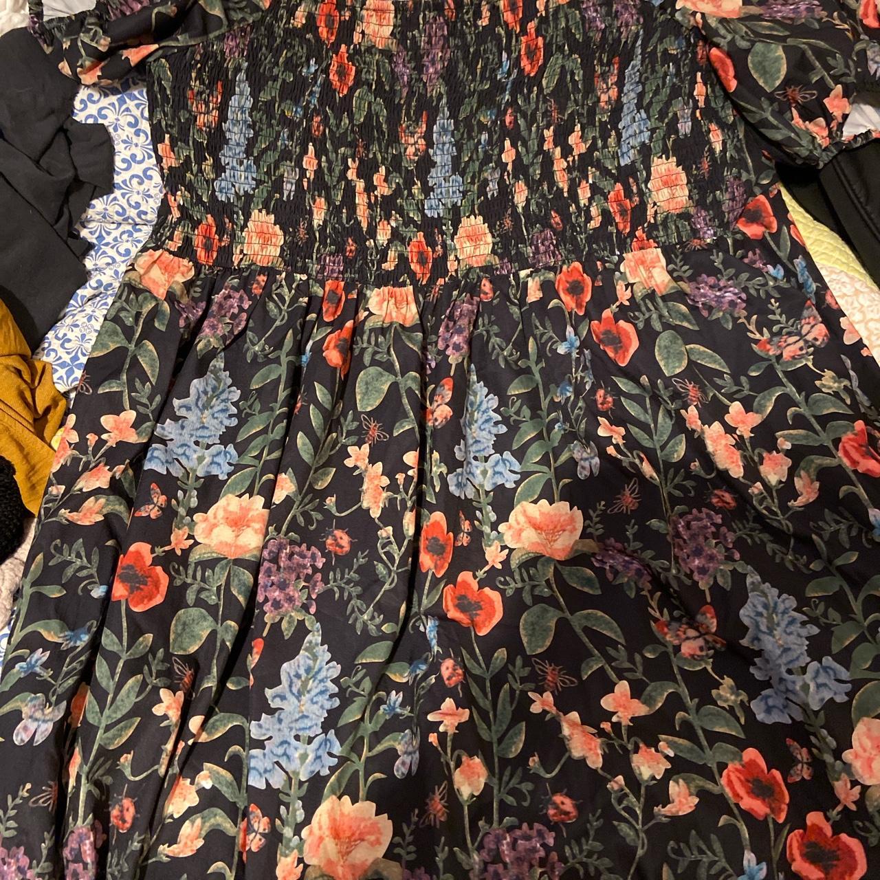 Floral print cider maxi dress brand new never worn... Depop