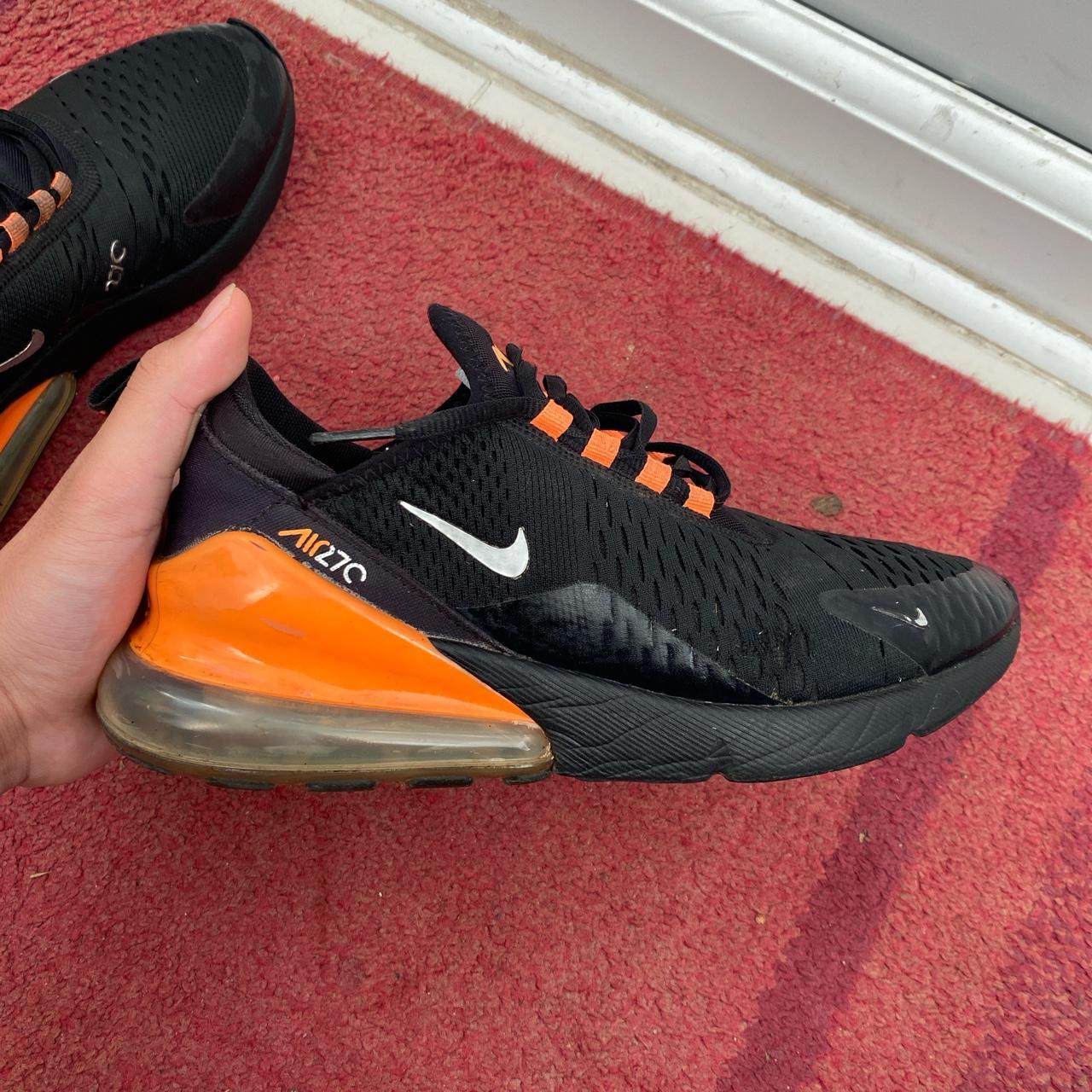 orange and black 270s worn a few times with a few marks