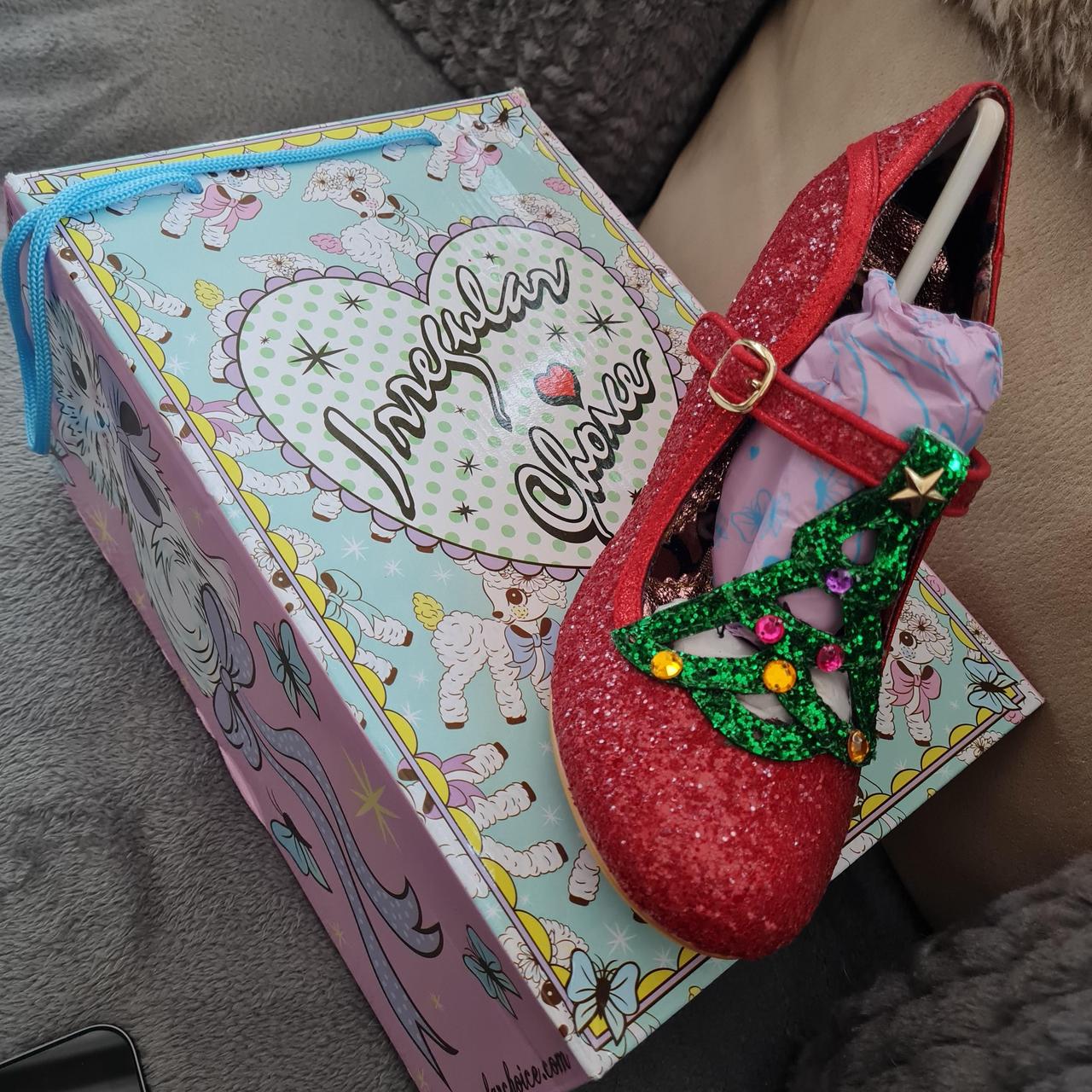 Irregular choice red on sale shoes