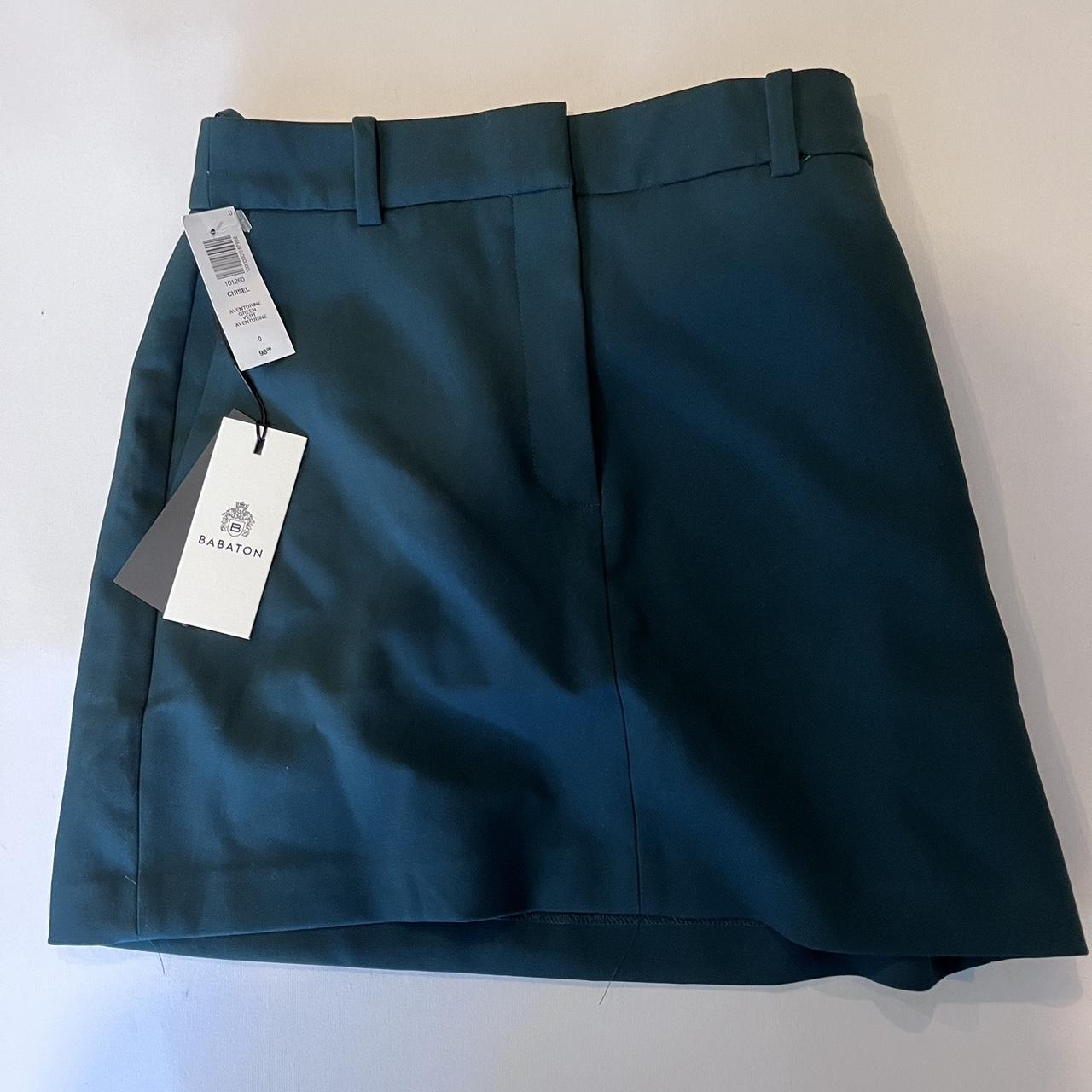 Aritzia mini dark green skirt BRAND NEW WITH TAGS... - Depop