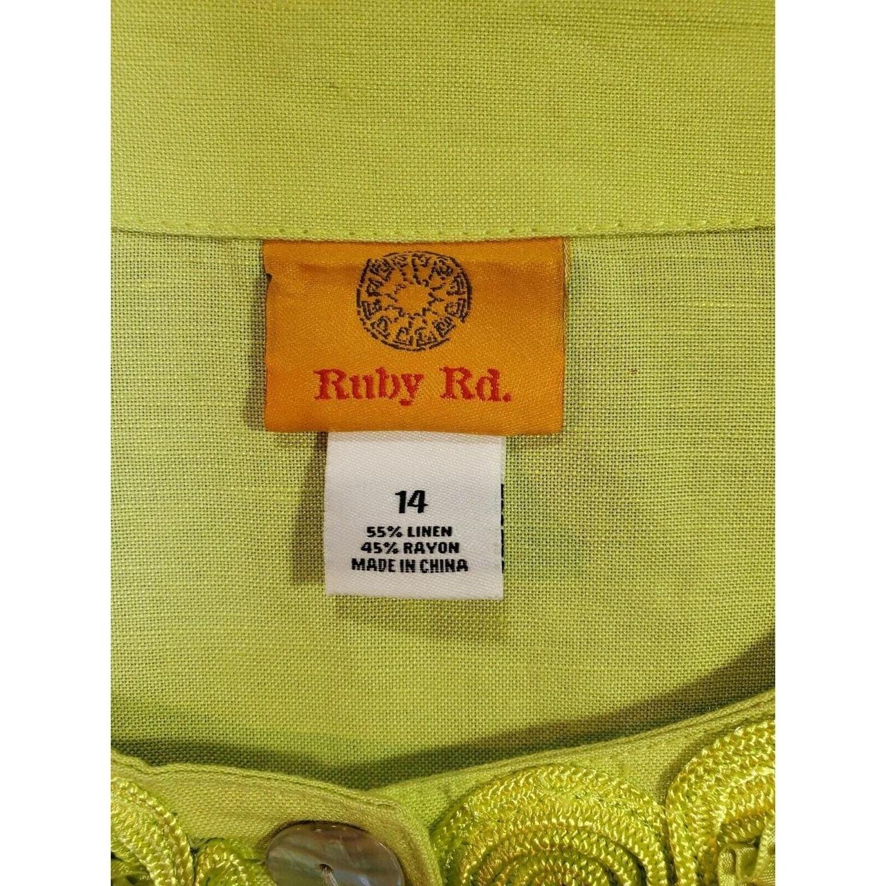 Ruby Rd. Women's Cotton Jacket - Green - 14 – Rub… - image 3