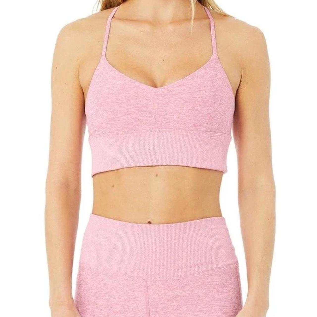 ALO size XS Lavish Bra parisian pink💕💕 super soft & | Depop