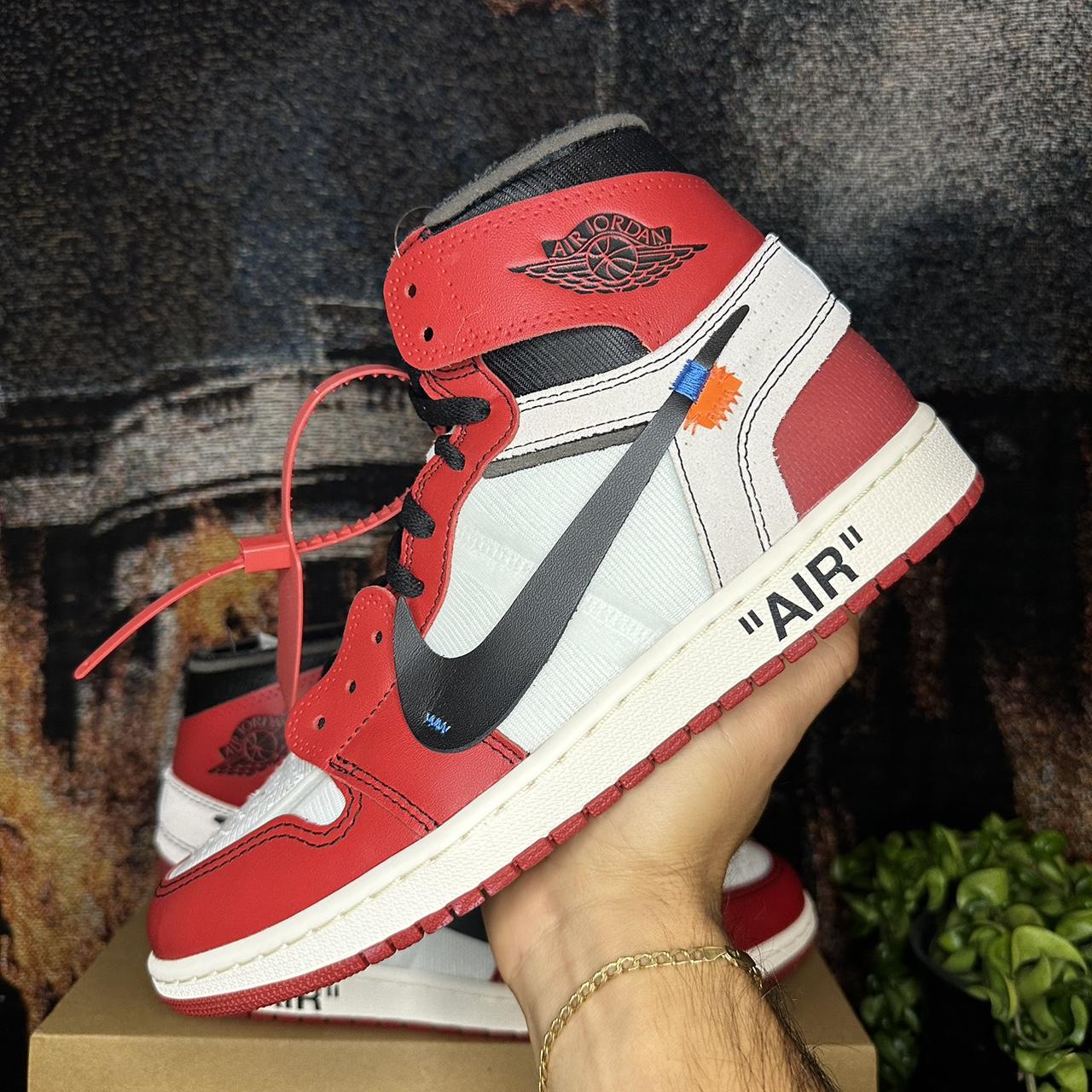 Jordan 1 Retro High Off-White Chicago Size... - Depop