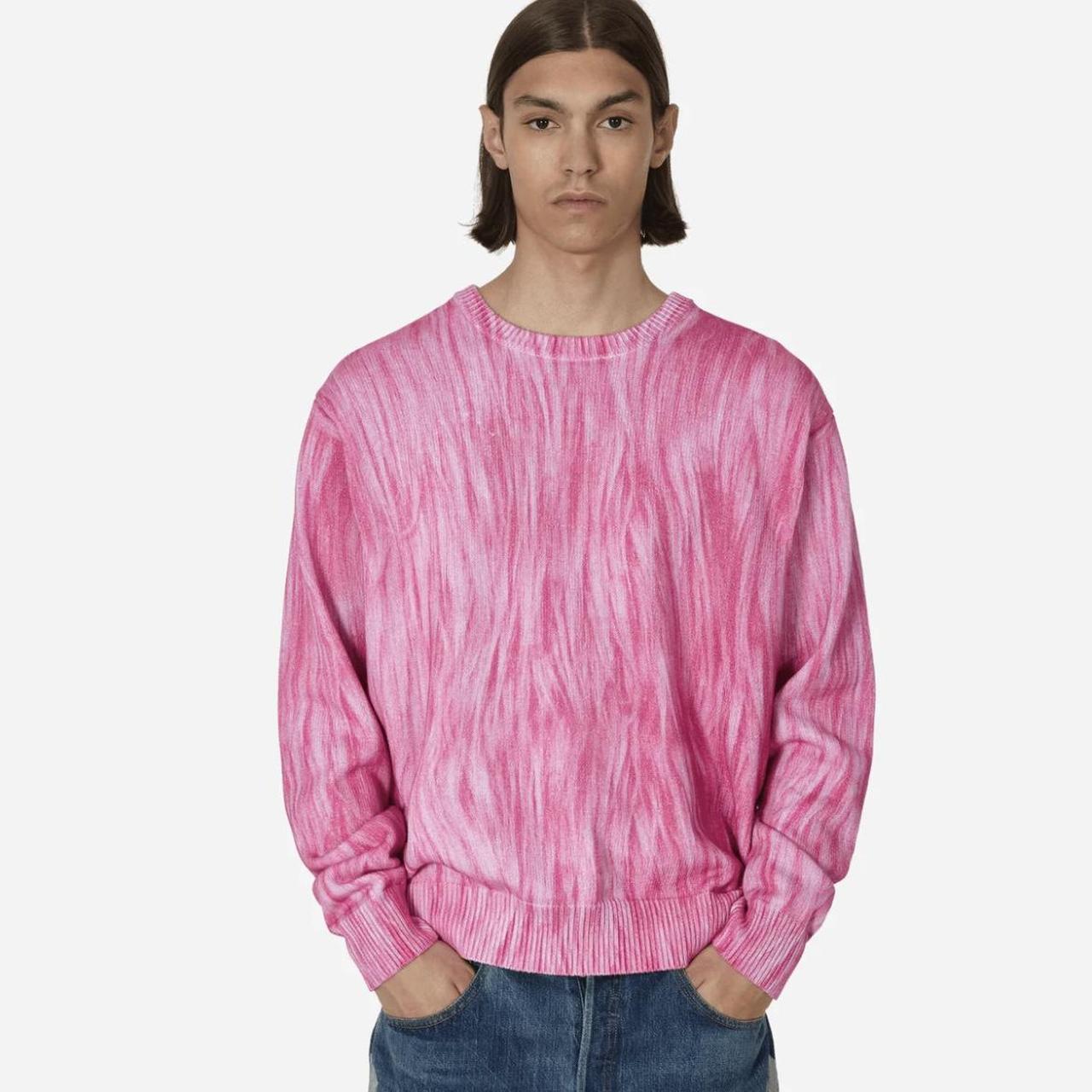 Stussy Printed Fur Pink Sweater Brand New with tags. Depop