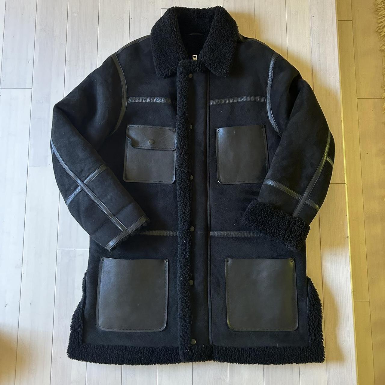 Alexander wang outlet shearling coat