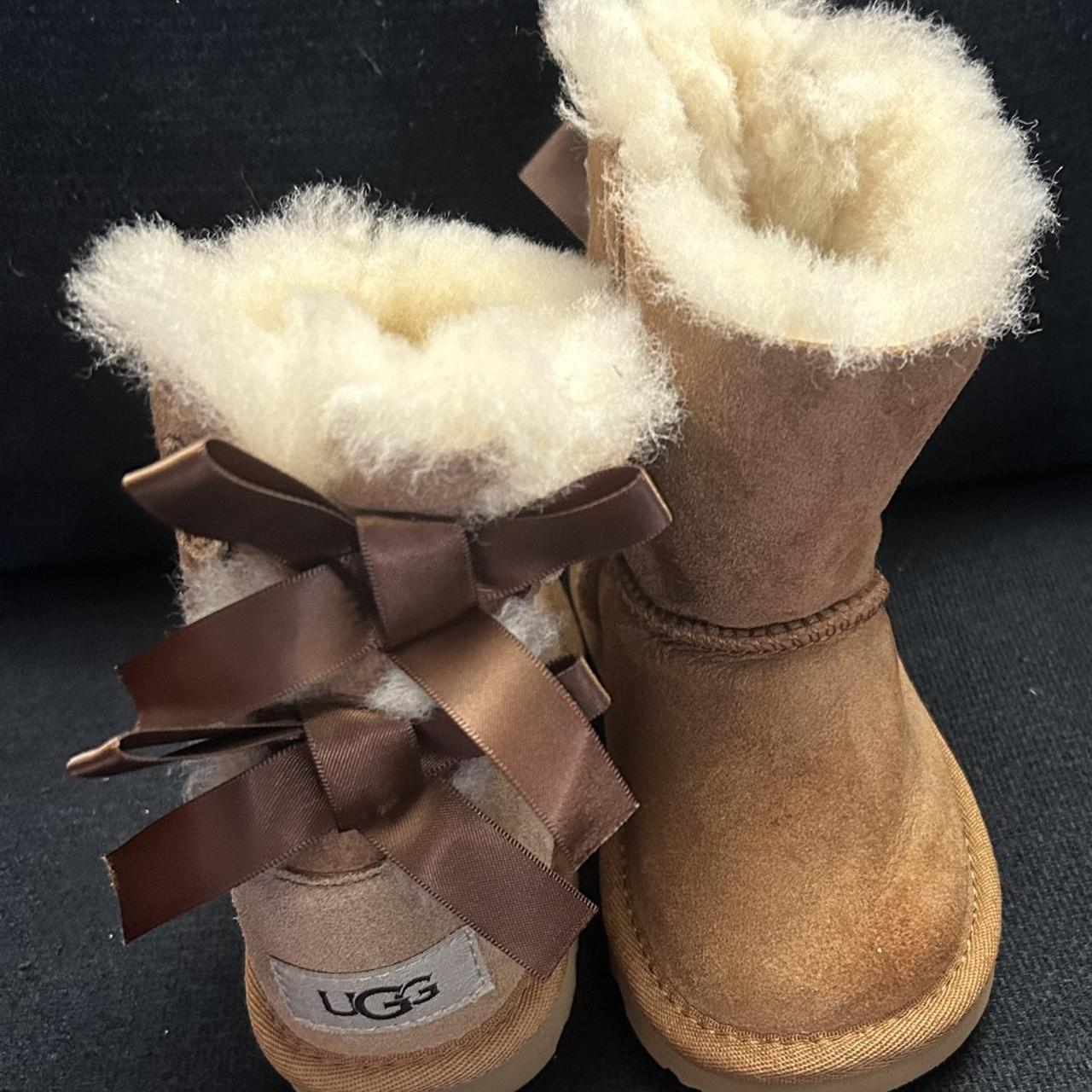 Toddler girl Ugg boots never worn , got washed... Depop