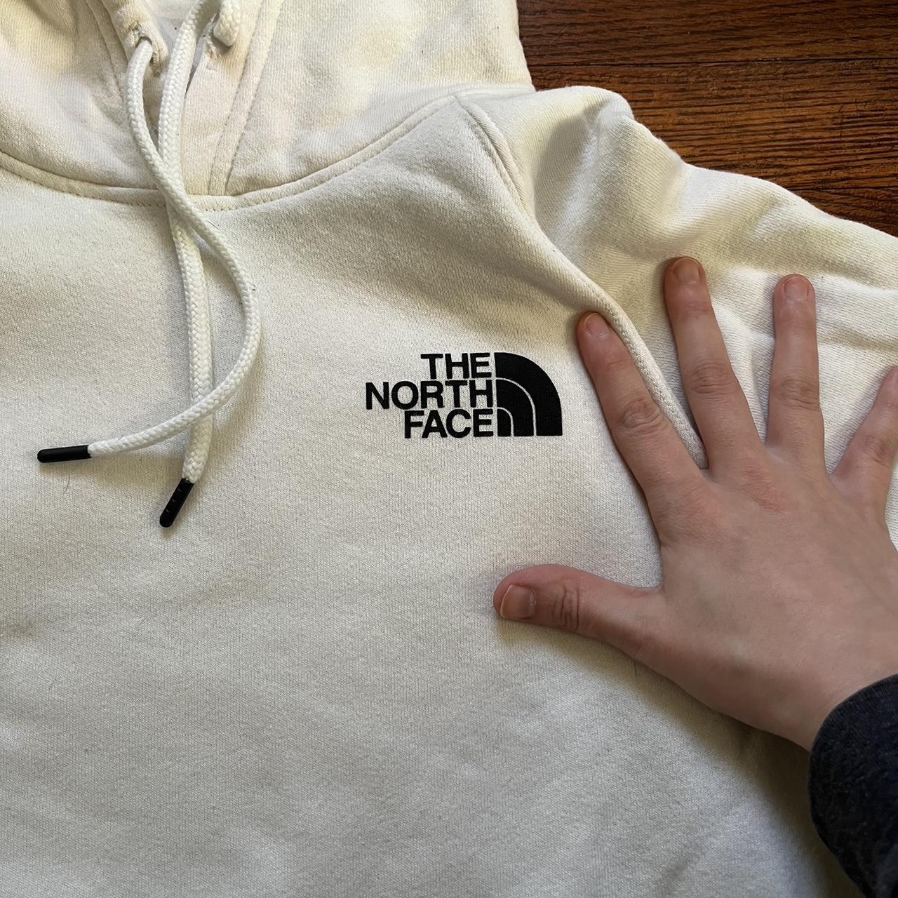 The North Face white hoodie! super cute I just... - Depop