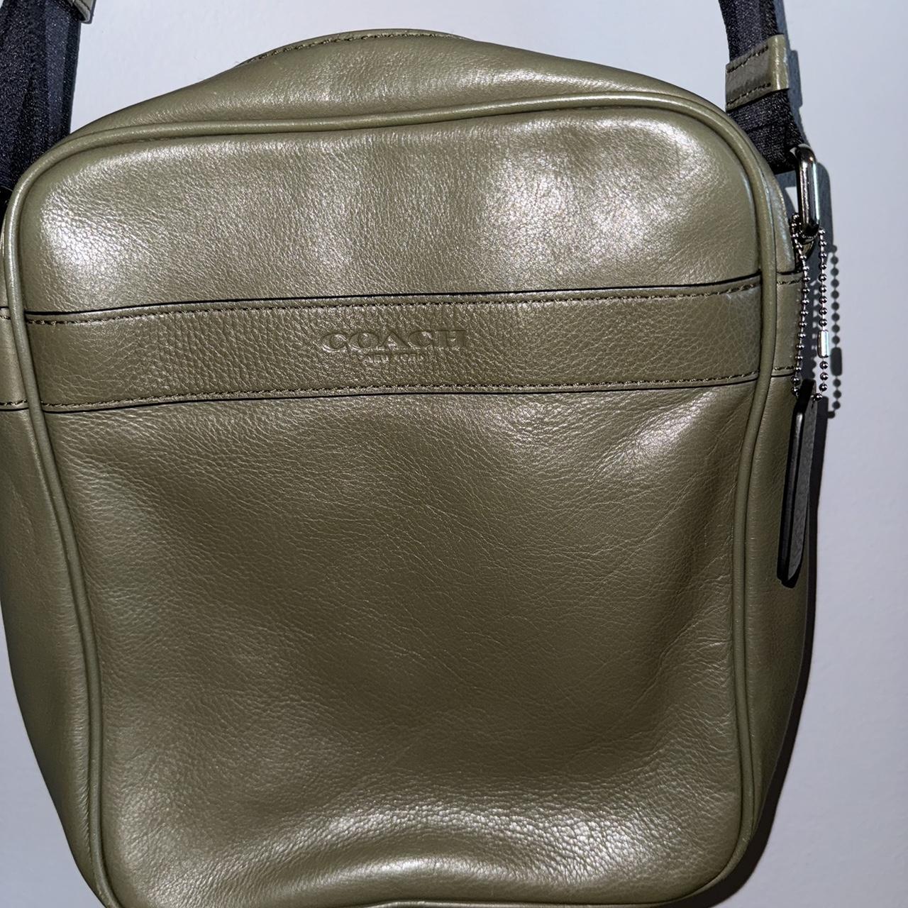 Coach men's discount flight crossbody bag