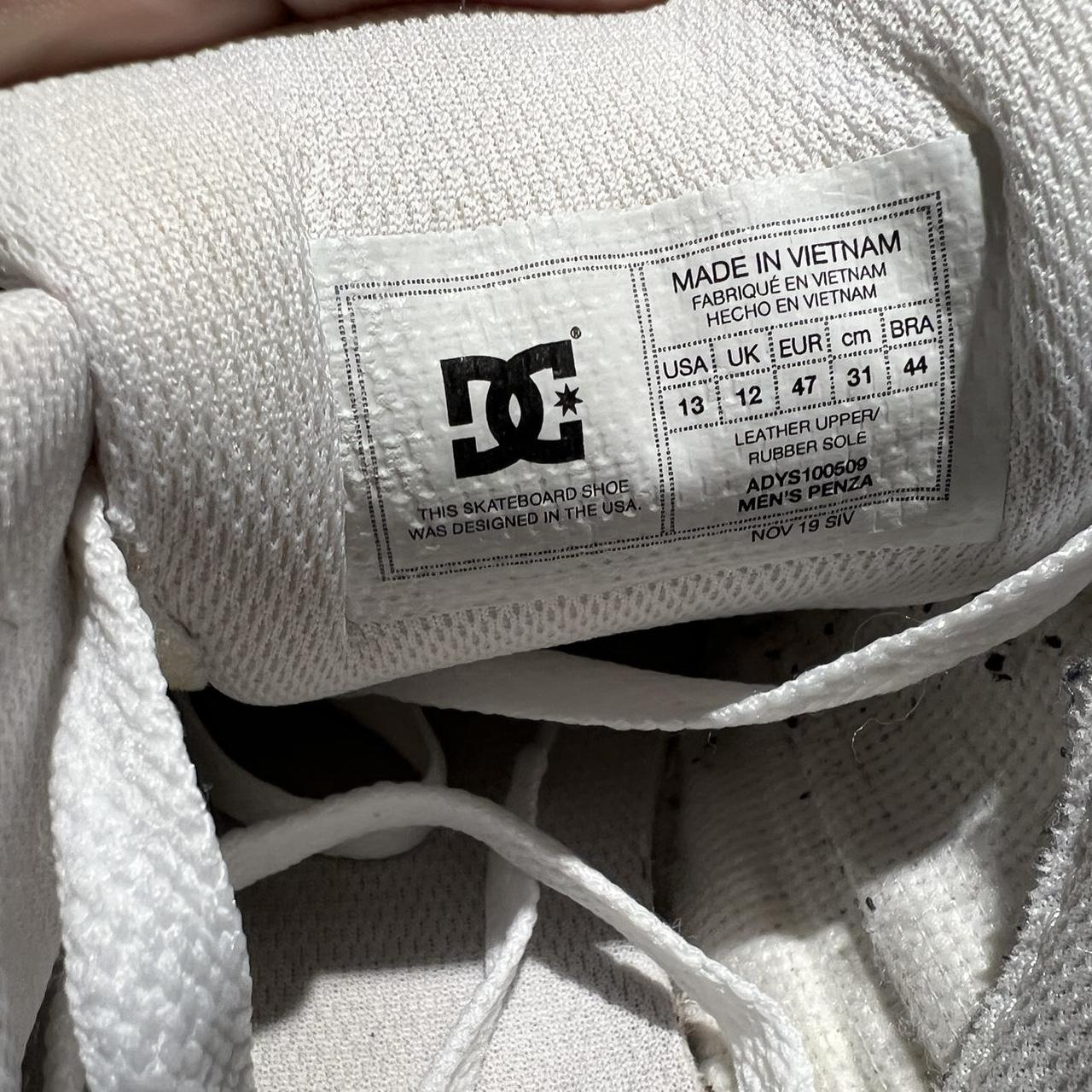 DC shoes and co White Vintage skater DC shoes - Depop