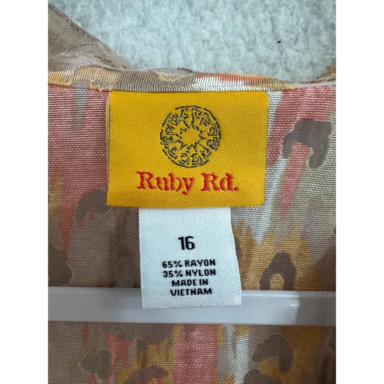 Ruby Rd. Women's Blouse - Brown/Orange - 16 – Rub… - image 4