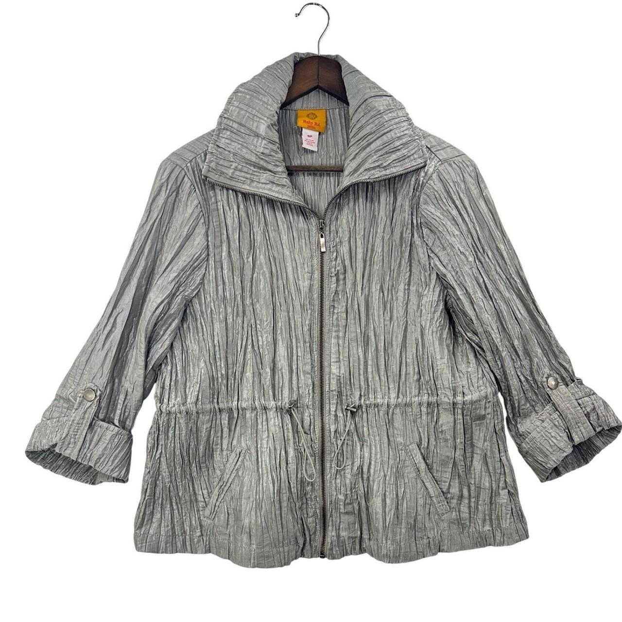 Ruby Rd. Women's Lightweight Jacket - Silver/Grey… - image 1