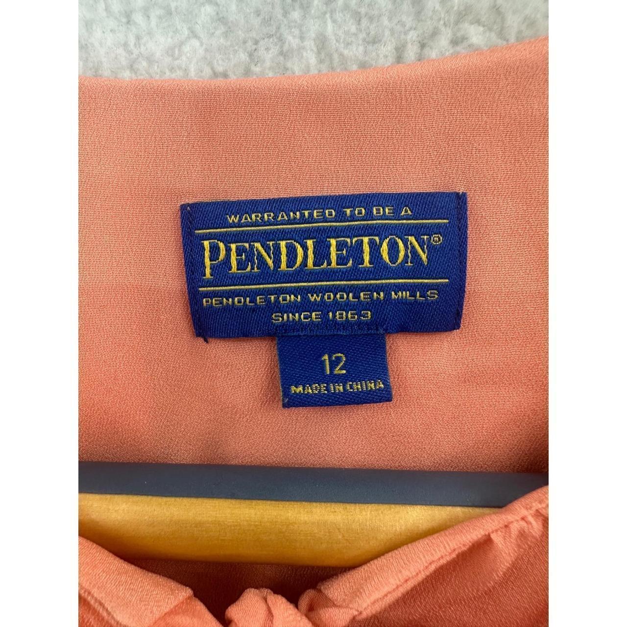 Pendleton Women's Blouse - Orange - 12 – Pendleto… - image 3