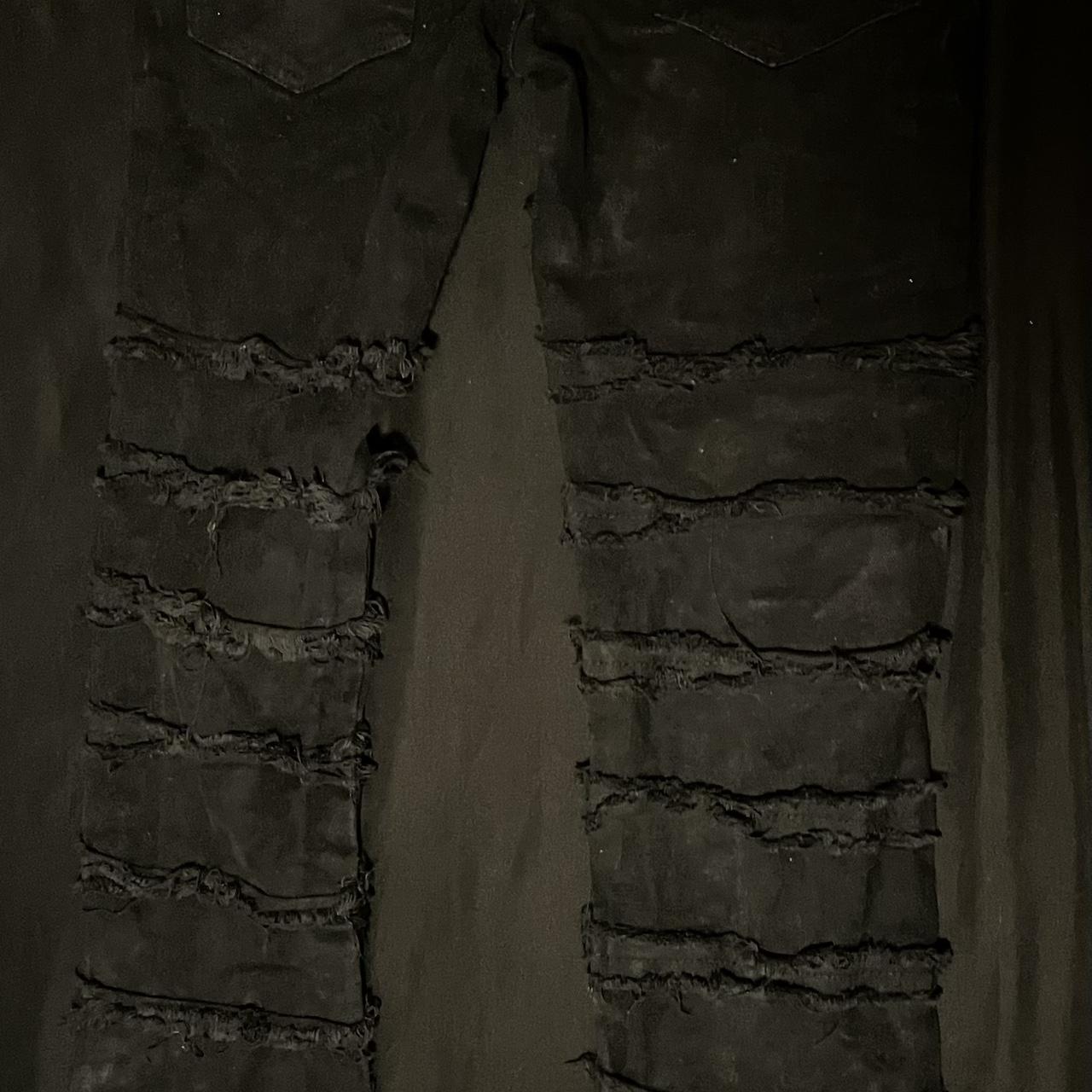 Herren Stacked Flared Jeans - Y2K Streetwear Loose Fit Denim Hose