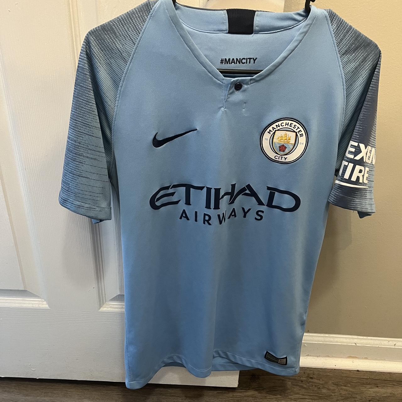 Manchester City Jersey #ManCity #Soccer #Jersey #Nike - Depop