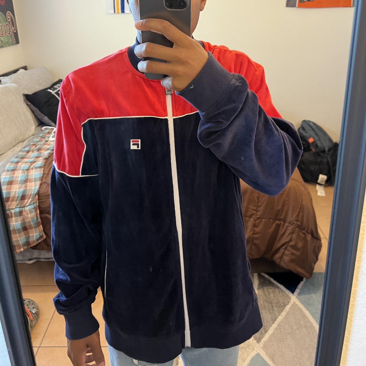 Fila suede jacket hotsell