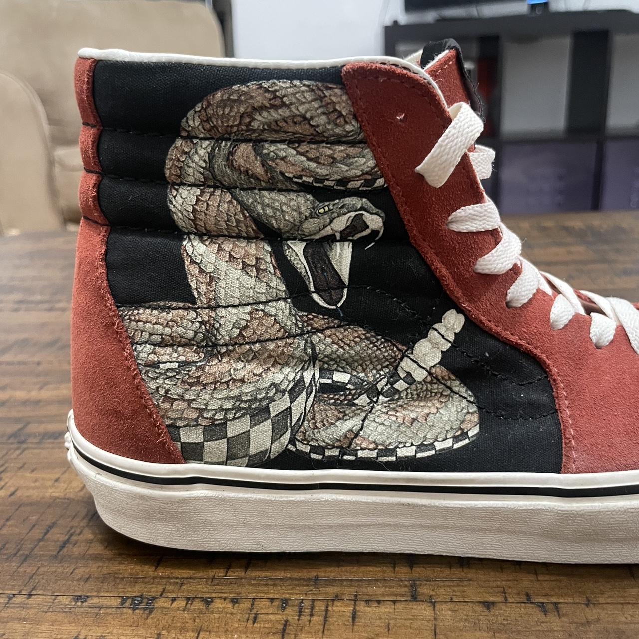 Rattle snake hi top vans 10 1/2 Depop