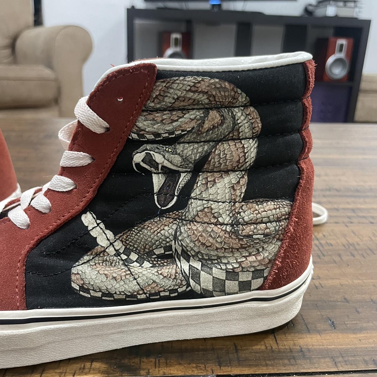 Rattle snake hi top vans 10 1/2 Depop