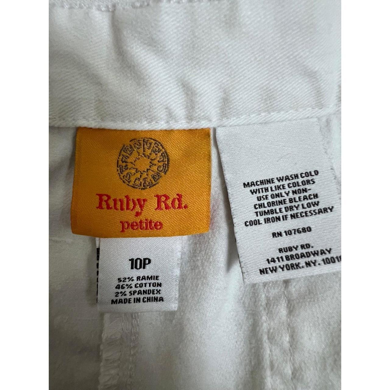 Ruby Rd. Women's Pants - White - 10 – Ruby Rd Pet… - image 3