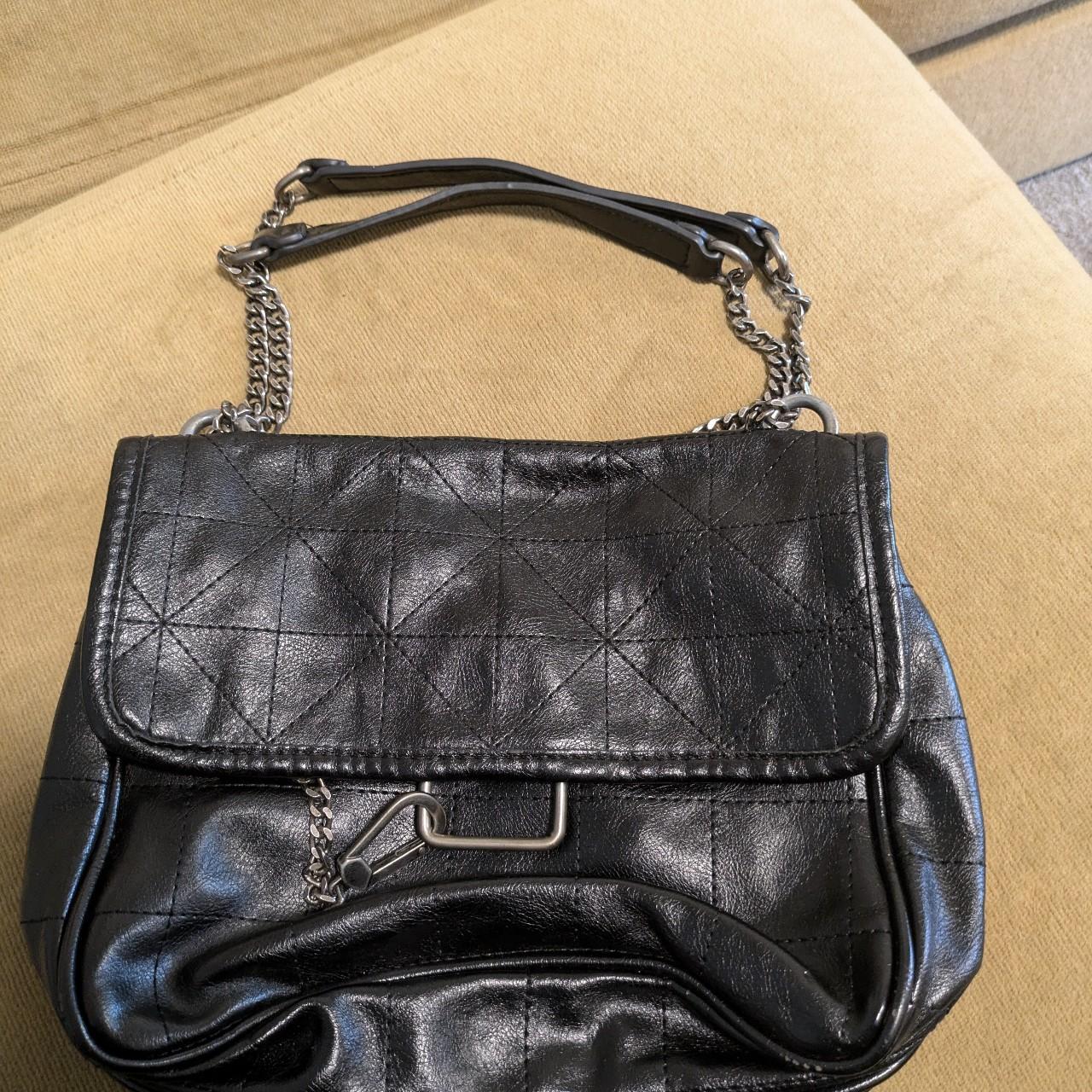 Rock Bag With Flap Zara Rocker Shoulder Bag Zara Woman, Genuine