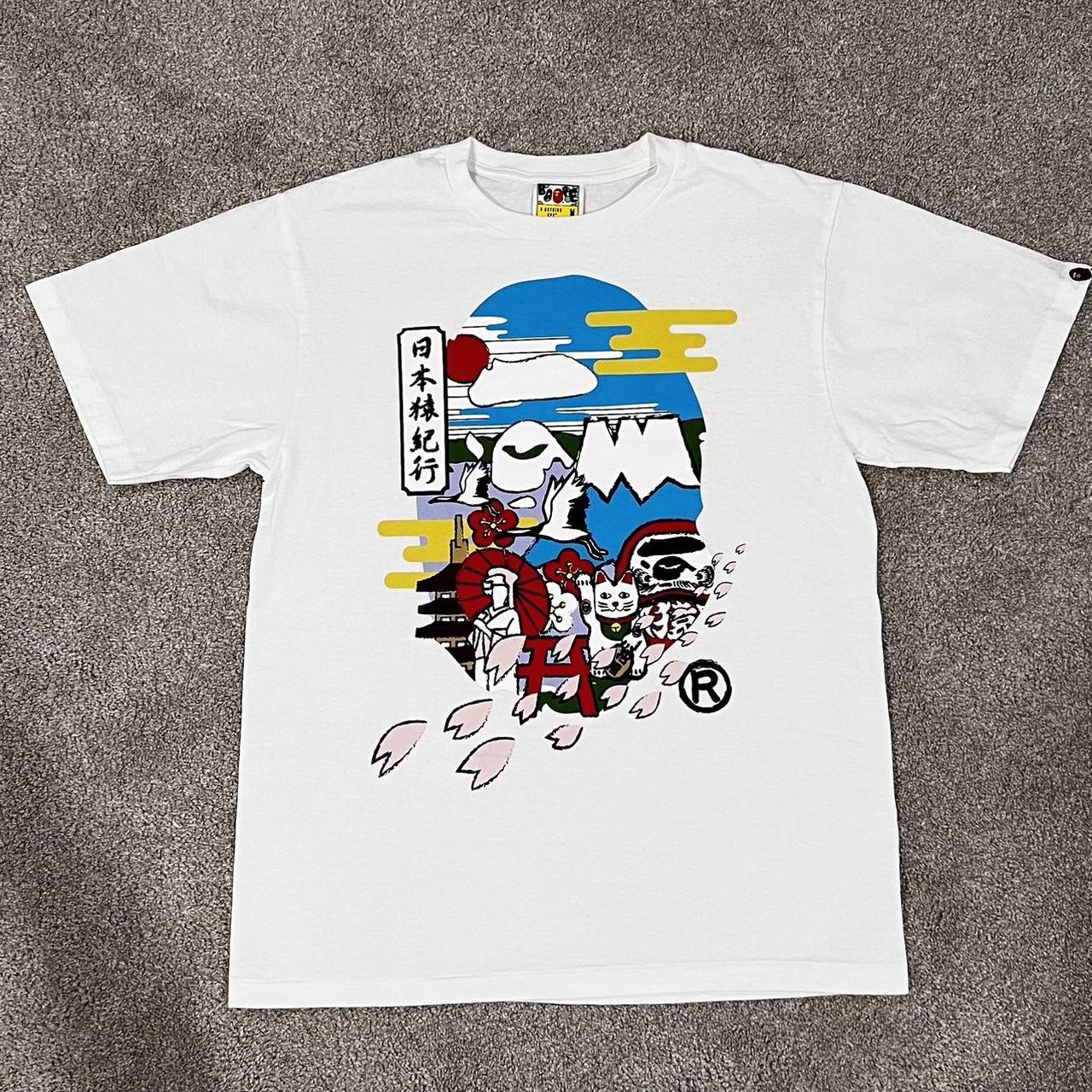 A BATHING APE JAPAN EXCLUSIVE T-SHIRT -super dope | Depop