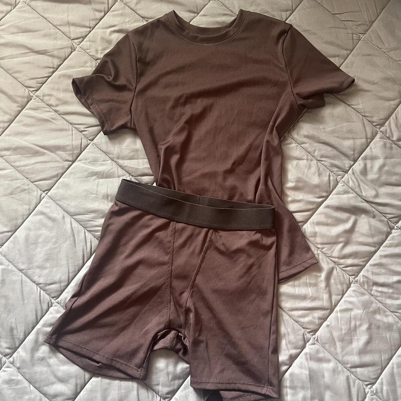 Skims dupe pajama set! 🤎 skims pajamas pajamaset... Depop