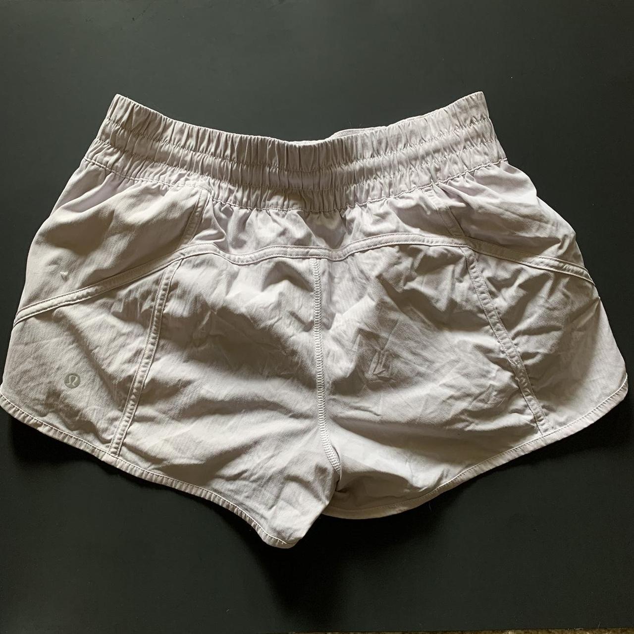 MESSAGE ME BEFORE PURCHASING! white lululemon shorts - Depop