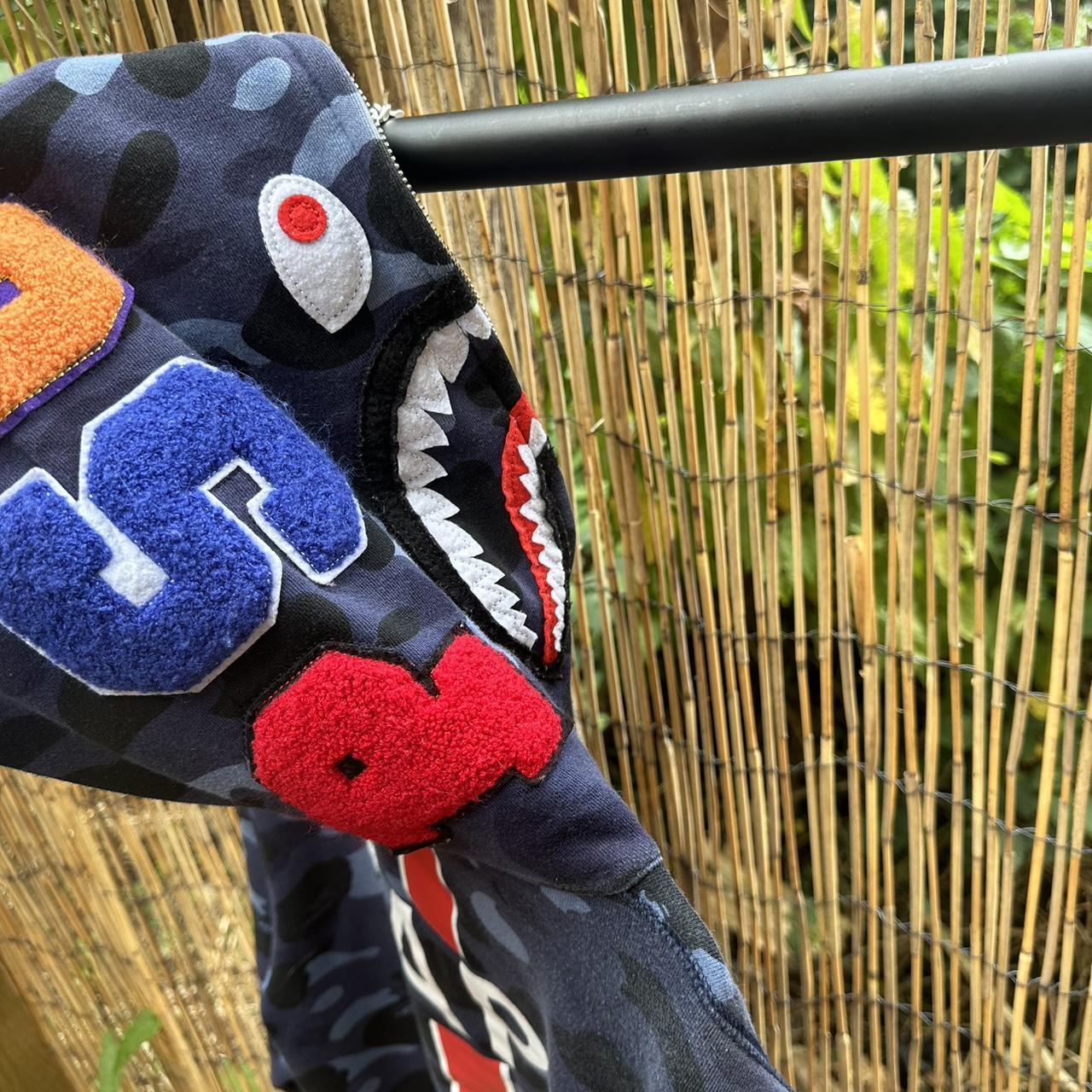 Bape shark hoodie psg hotsell