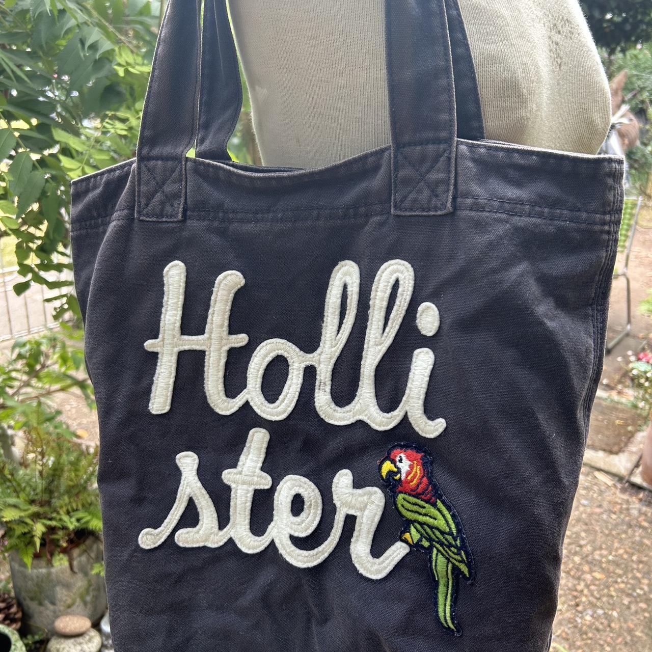 Y2K Hollister Tote Bag Size fits computer and other. Depop