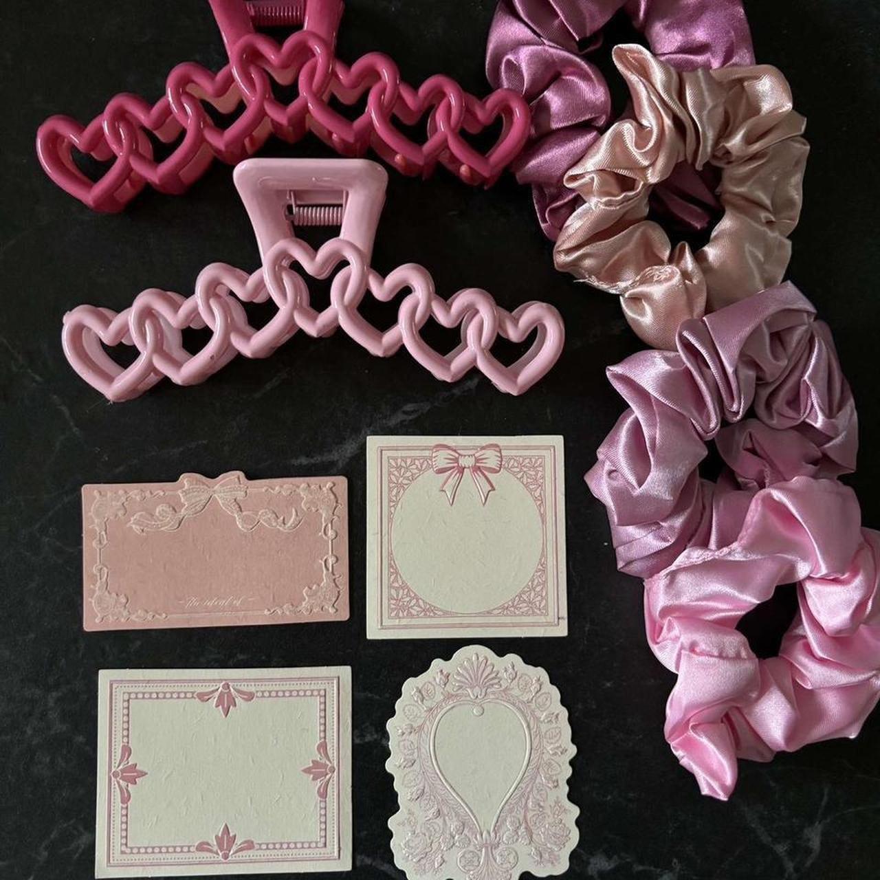 White and pink bow cherry earrings🎀🍒 Brand new... Depop