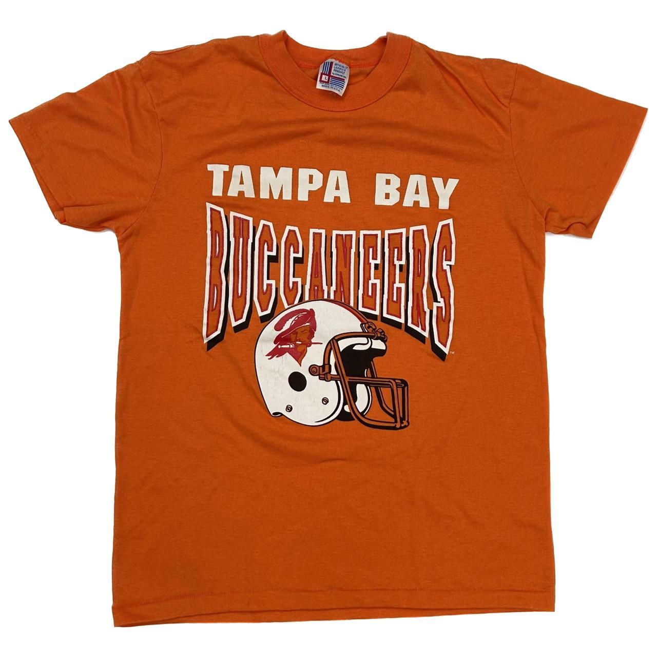 CustomCat Tampa Bay Buccaneers Vintage NFL T-Shirt Orange / S