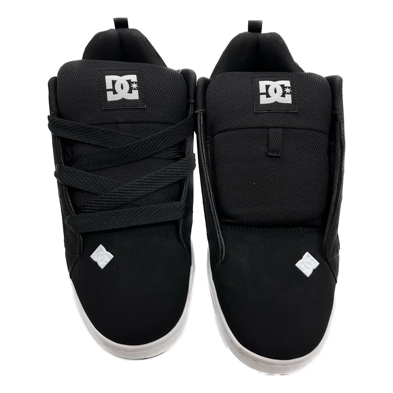 dc chunky oversized skate shoes in black &... Depop