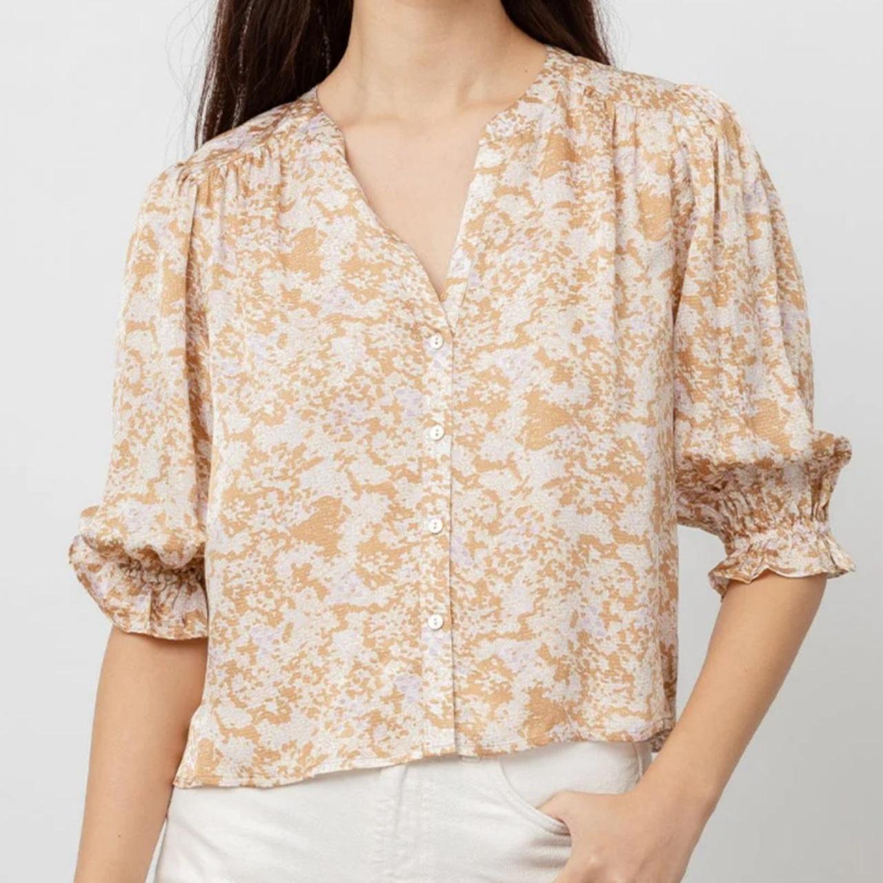 Rails Women's Blouse - Pink/Cream - L – Chic Rail… - image 1