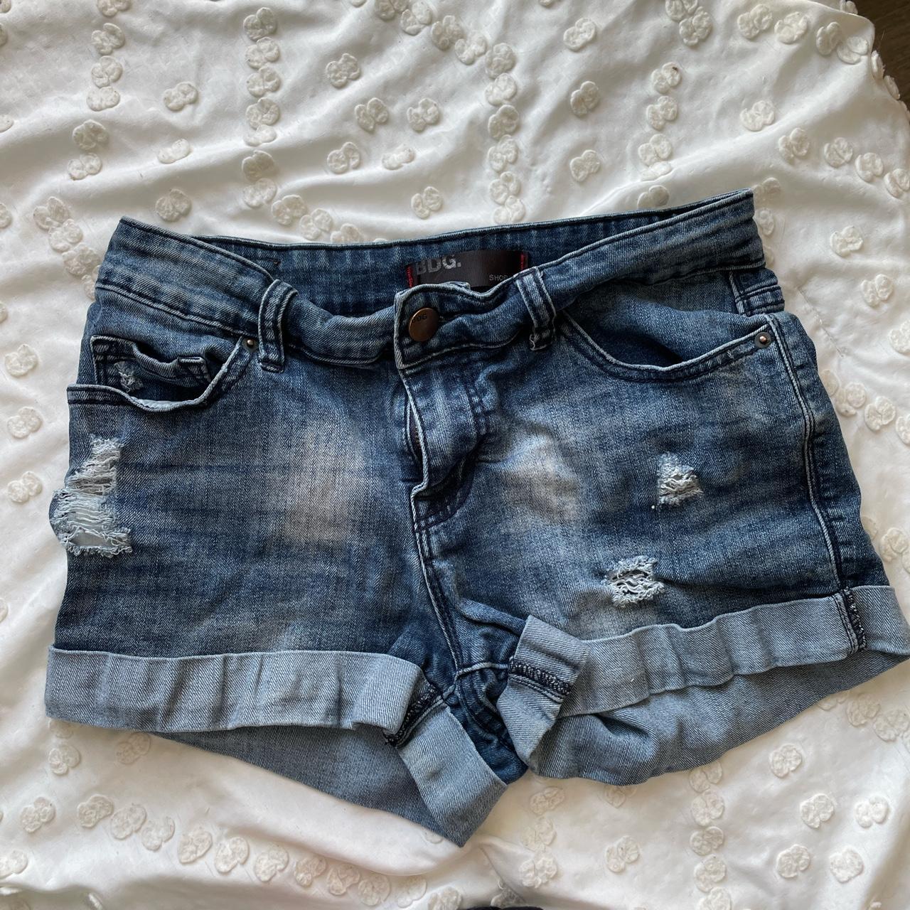 urban outfitters bdg jean shorts denim dark wash - Depop